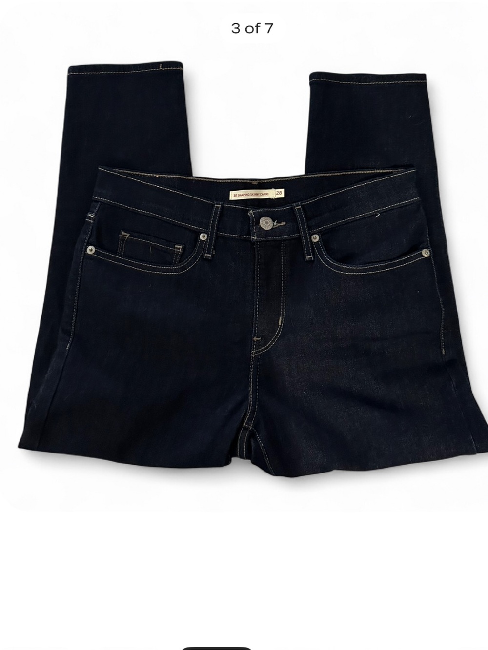Levi’s women’s Dark Navy Shaping Skinny Jeans